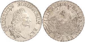 1 Thaler Kingdom of Prussia (1701-1918) Silver Frederick II of Prussia (1712 – 1786)