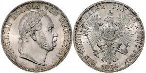 1 Thaler Kingdom of Prussia (1701-1918) Silver Wilhelm I, German Emperor (1797-1888)