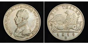 1 Thaler Kingdom of Prussia (1701-1918) Silver Frederick William III of Prussia (1770 -1840)