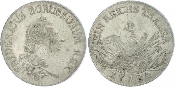 1 Thaler Kingdom of Prussia (1701-1918) Silver Frederick II of Prussia (1712 – 1786)