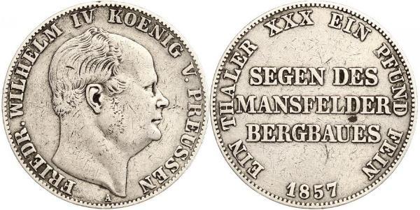 1 Thaler Kingdom of Prussia (1701-1918) Silver Frederick William IV of Prussia (1795 - 1861)