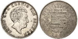 1 Thaler Kingdom of Saxony (1806 - 1918) Silver 