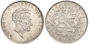 1 Thaler Kingdom of Saxony (1806 - 1918) Silver 