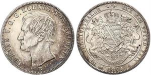 1 Thaler Kingdom of Saxony (1806 - 1918) Silver John of Saxony