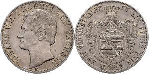 1 Thaler Kingdom of Saxony (1806 - 1918) Silver John of Saxony