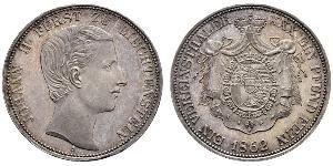 1 Thaler Liechtenstein Silver Johann II, Prince of Liechtenstein (1840-1929)