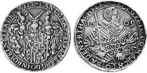 1 Thaler Margrave of Baden-Durlach (1535 - 1771) Silver 