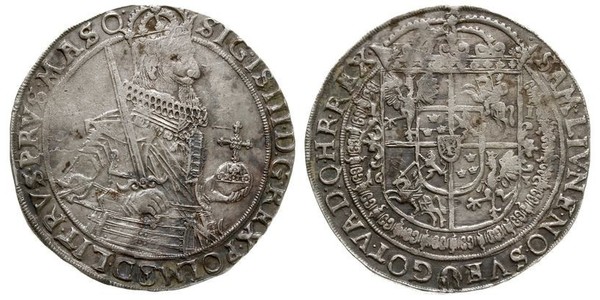 1 Thaler Polish-Lithuanian Commonwealth (1569-1795) Silver Sigismund III of Poland