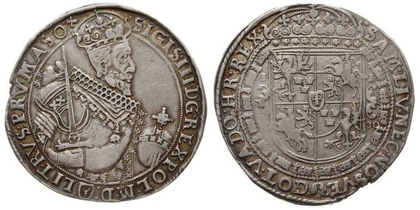 1 Thaler Polish-Lithuanian Commonwealth (1569-1795) Silver Sigismund III of Poland