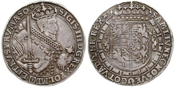 1 Thaler Polish-Lithuanian Commonwealth (1569-1795) Silver Sigismund III of Poland