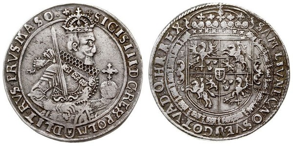 1 Thaler Polish-Lithuanian Commonwealth (1569-1795) Silver Sigismund III of Poland