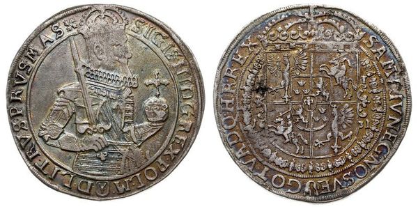1 Thaler Polish-Lithuanian Commonwealth (1569-1795) Silver Sigismund III of Poland
