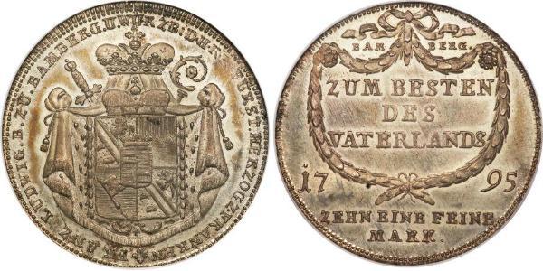 1 Thaler Prince-Bishopric of Bamberg (1245–1802) Silver 