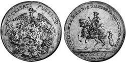 1 Thaler Principality of Ansbach (1398–1792) Silver Charles Alexander, Margrave of Brandenburg-Ansbach (1736 – 1806)