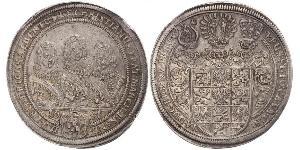 1 Thaler Principality of Ansbach (1398–1792) Silver 