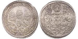 1 Thaler Principality of Ansbach (1398–1792) Silver 