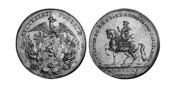 1 Thaler Principality of Ansbach (1398–1792) Silver Charles Alexander, Margrave of Brandenburg-Ansbach (1736 – 1806)