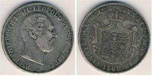 1 Thaler Principality of Lippe (1123 - 1918) Silver 