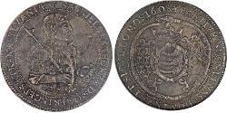 1 Thaler Principality of Transylvania (1571-1711) Silver Gabriel Báthory (1589 – 1613)