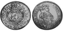 1 Thaler Principality of Transylvania (1571-1711) Silver 