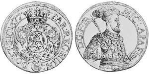 1 Thaler Principality of Transylvania (1571-1711) Silver 