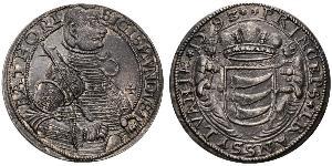 1 Thaler Principality of Transylvania (1571-1711) Silver Sigismund Báthory,  prince of Transylvania (1572 -1613)