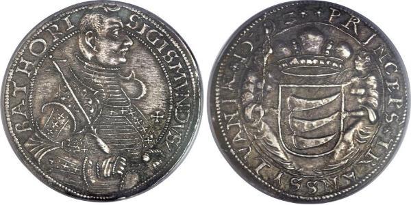 1 Thaler Principality of Transylvania (1571-1711) Silver Sigismund Báthory,  prince of Transylvania (1572 -1613)