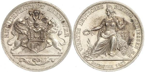 1 Thaler Province of Hanover (1868 - 1946) Silver 