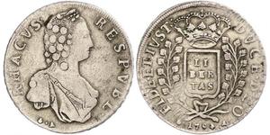 1 Thaler Ragusa Silver 