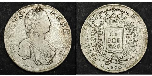 1 Thaler Ragusa Silver 
