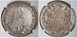 1 Thaler Salzburg Silver Sigismund von Schrattenbach