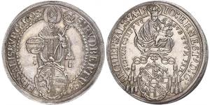 1 Thaler Salzburg Silver 