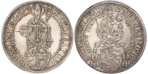 1 Thaler Salzburg Silver 