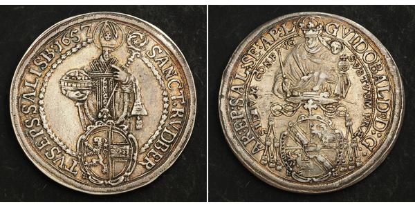 1 Thaler Salzburg Silver 