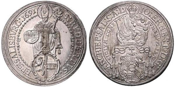 1 Thaler Salzburg Silver 