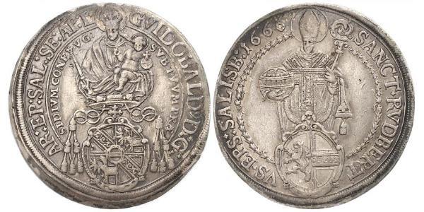 1 Thaler Salzburg Silver 