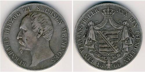 1 Thaler Saxe-Coburg and Gotha (1826-1920) Silver 