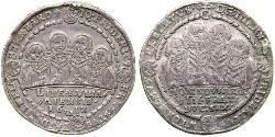 1 Thaler States of Germany Silver 