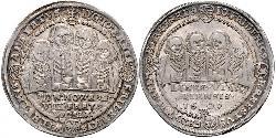 1 Thaler States of Germany Silver 