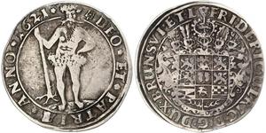 1 Thaler States of Germany Silver Frederick Ulrich, Duke of Brunswick-Wolfenbüttel (1591 - 1634)