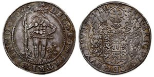 1 Thaler States of Germany Silver Frederick Ulrich, Duke of Brunswick-Wolfenbüttel (1591 - 1634)