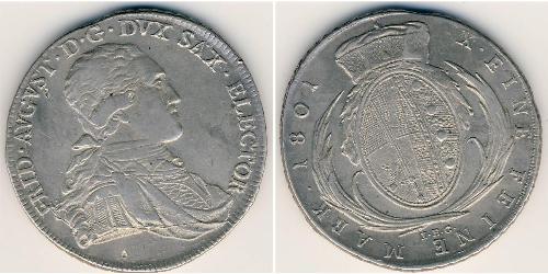 1 Thaler States of Germany Silver 