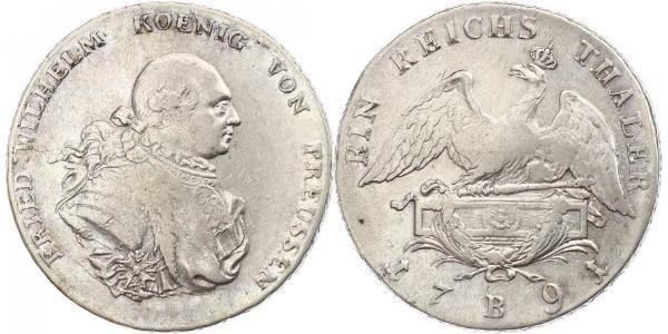 1 Thaler States of Germany Silver 