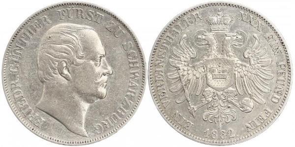 1 Thaler States of Germany Silver 