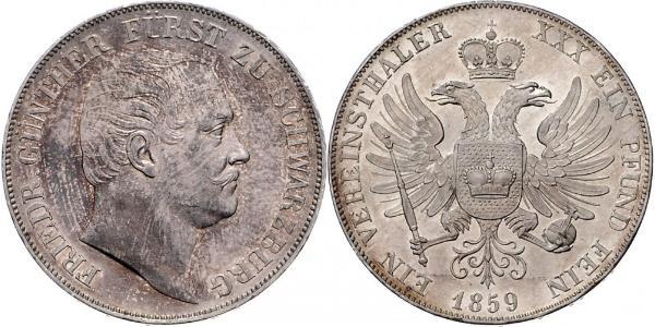 1 Thaler States of Germany Silver 
