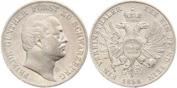 1 Thaler States of Germany Silver 
