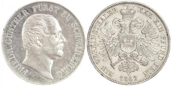 1 Thaler States of Germany Silver 