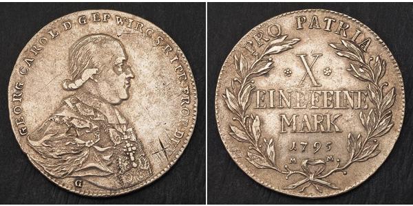 1 Thaler States of Germany Silver 