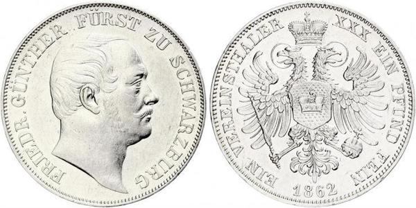 1 Thaler States of Germany Silver 