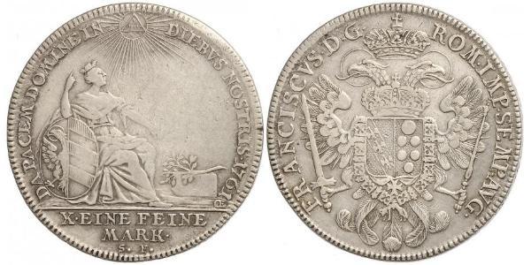 1 Thaler States of Germany Silver 